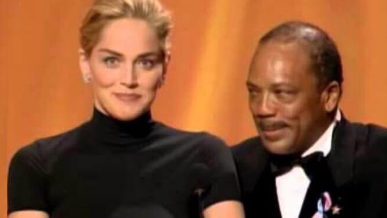 Sharon Stone and Quincy Jones in The 68th Annual Academy Awards (1996)