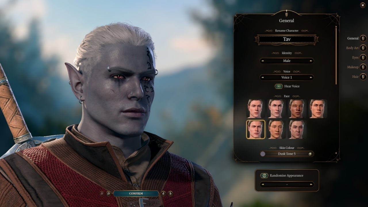 Baldur's Gate 3 Character Customization