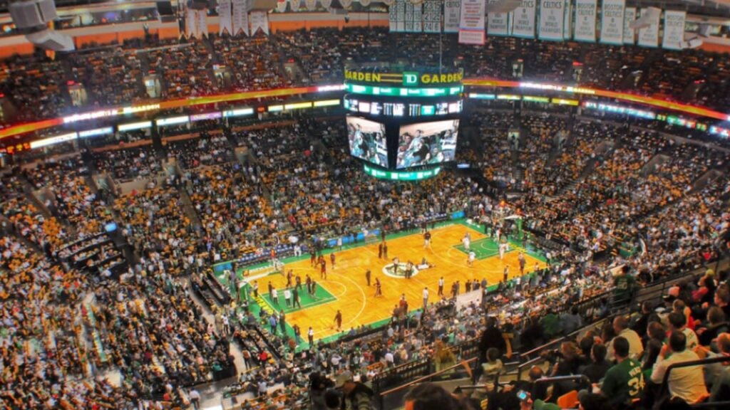 Boston Celtics and the Garden - Basketball Match