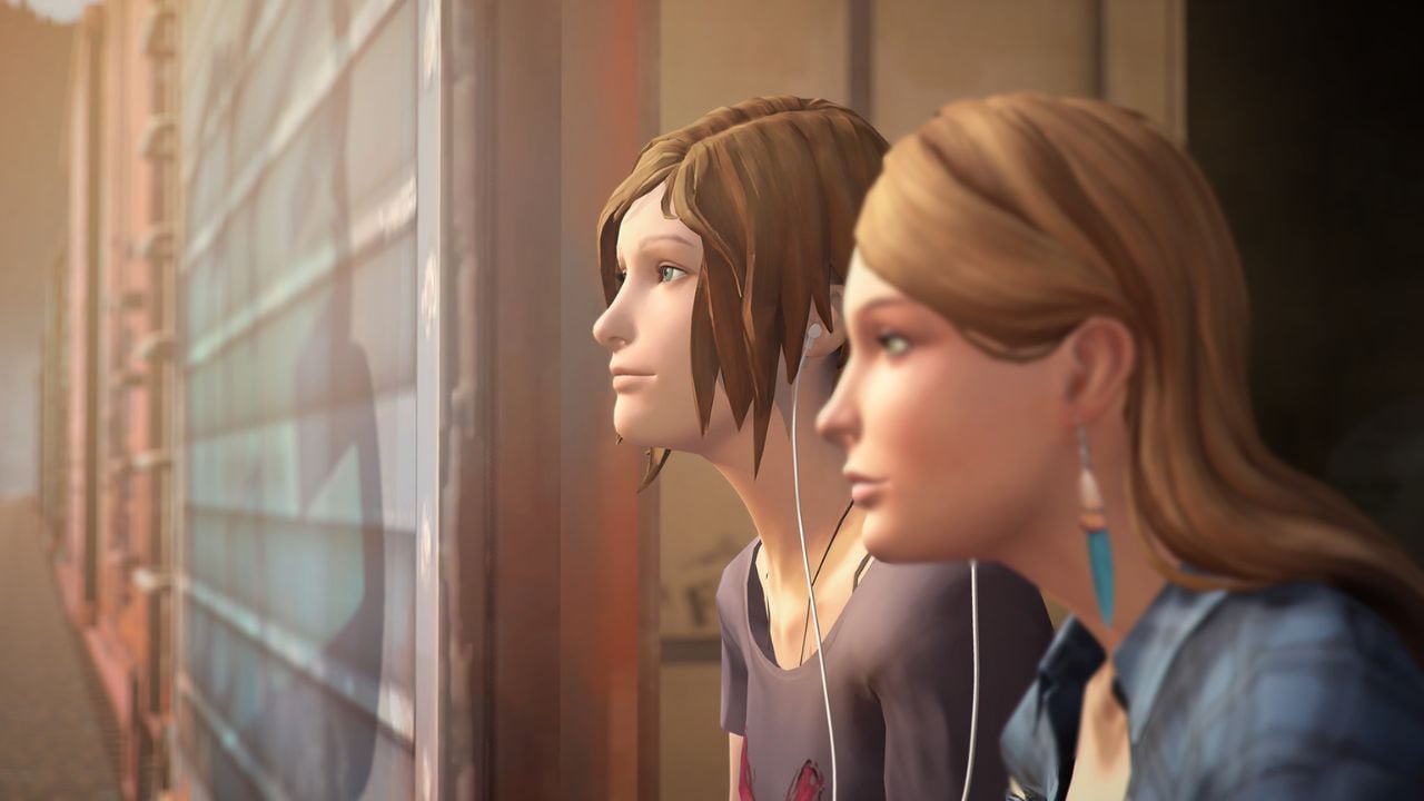 Kylie Brown and Rhianna DeVries as Rachel and Chloe in Life Is Strange: Before the Storm (2017).