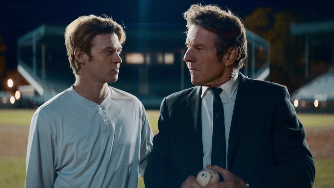 Dennis Quaid and Colin Ford in The Hill (2023)
