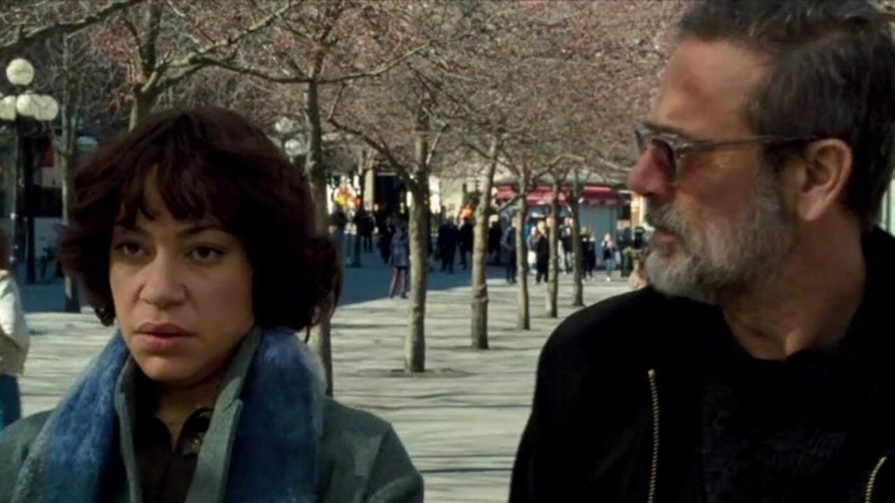 Jeffrey Dean Morgan and Cush Jumbo in The Postcard Killings (2020)