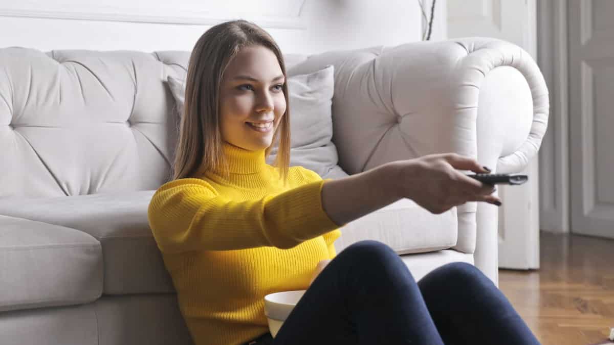 pexels for msn woman watching tv