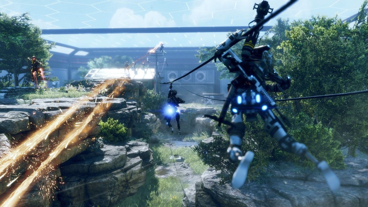 Screenshot of gameplay from Titanfall 2.