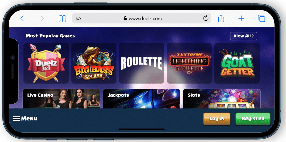 Dulez Casino Homepage