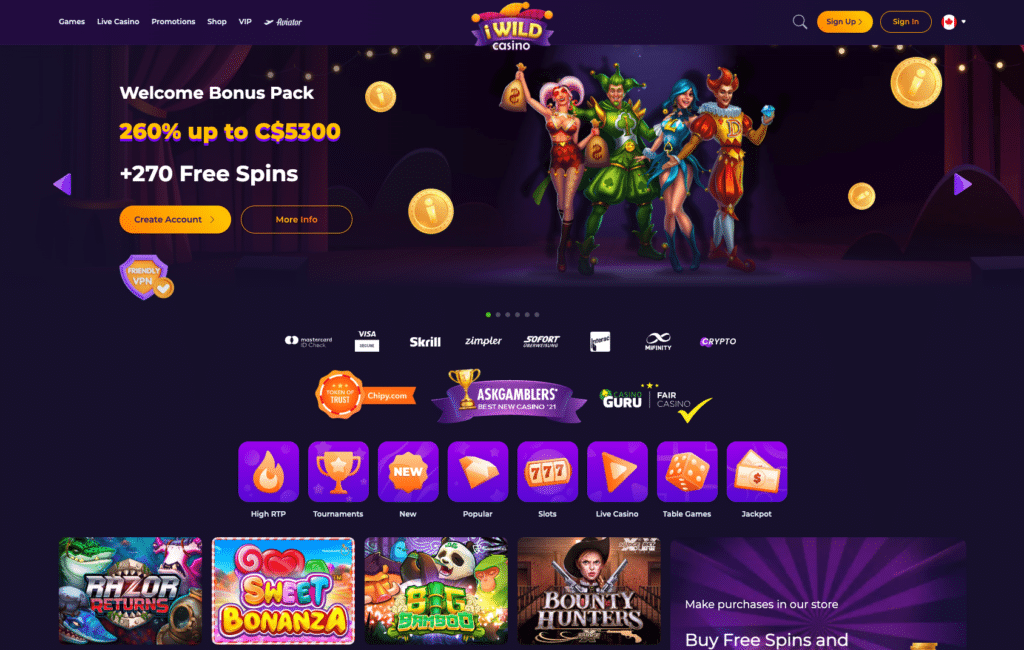 Iwild Casino Bitcoin