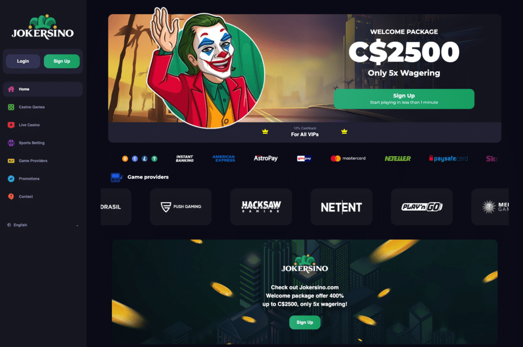 Jokersino Casino Bitcoin